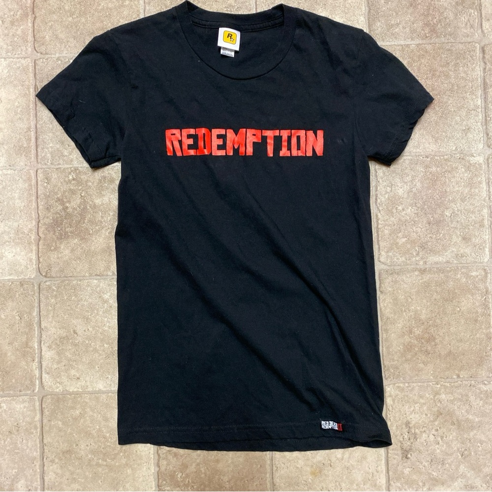 Rockstar Games Redemption T-Shirt S Measurement Black